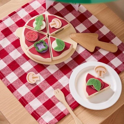 Kids Concept drewniana pizza do krojenia i zabawy dla dzieci