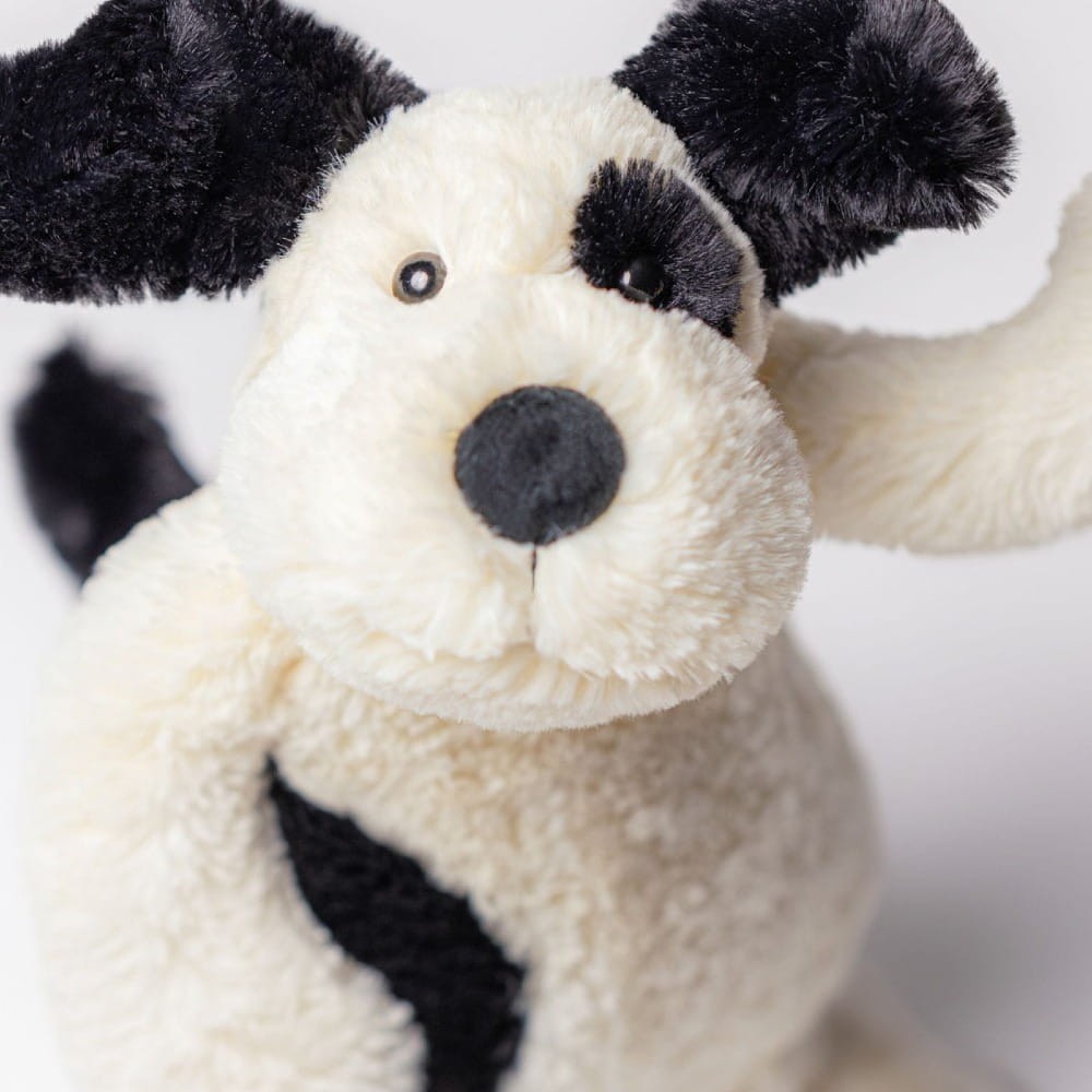 Jellycat piesek pluszak Bashful Black & Cream Puppy 31 cm
