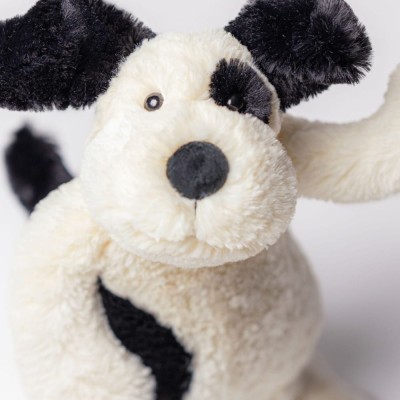 Jellycat piesek pluszak maskotka Bashful Black & Cream Puppy 31 cm