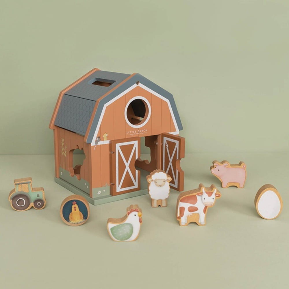 Little Dutch drewniany sorter stodoła Little Farm