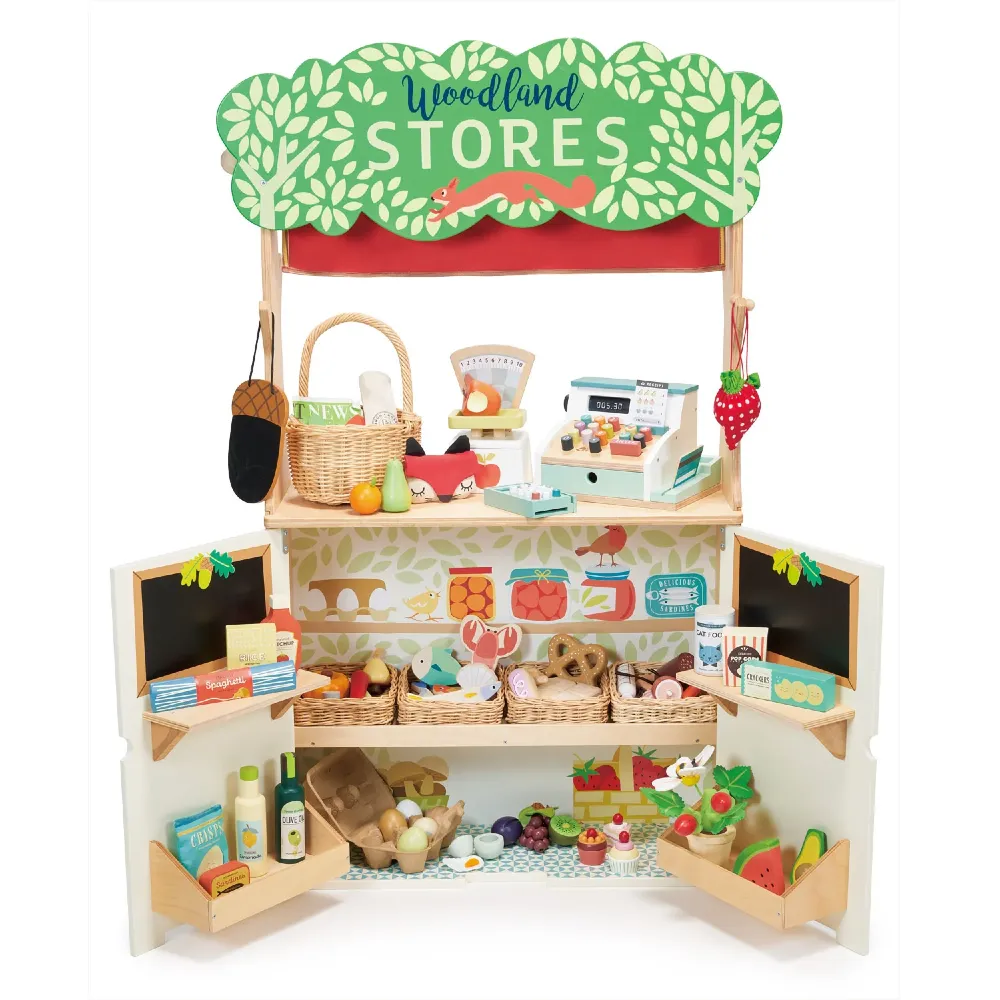 Tender Leaf Toys sklepik i teatrzyk Woodland Stores and Theater