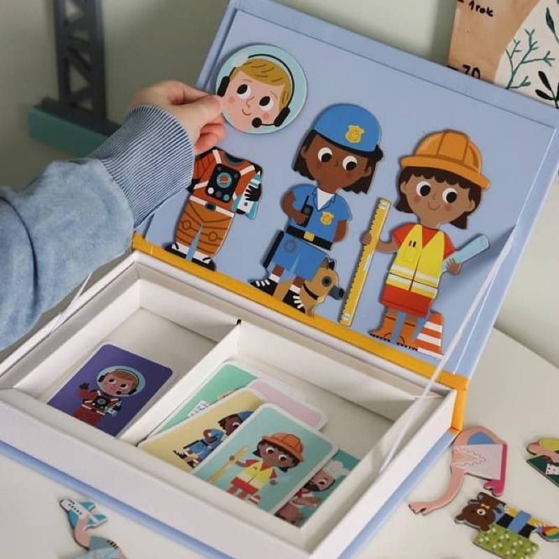 Janod magnetibook układanka magnetyczna Zawody