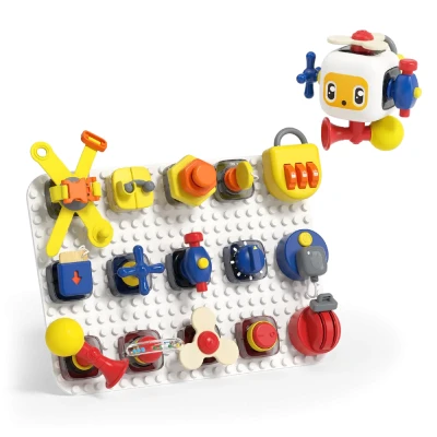 Top Bright tablica manipulacyjna z kostką zestaw edukacyjny Deluxe