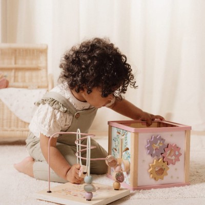 Little Dutch drewniana kostka edukacyjna dla dzieci Fairy Garden