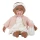 Lalka bobas Baby Noa z miękkim brzuśkiem i winylową buzią od holenderskiej marki Little Dutch. Lalka dla dzieci od 18 miesięcy 18m+ o wysokości 36,5 cm z magnetycznym smoczkiem, butelką i zdejmowanym ubrankiem