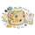 Drewniany zestaw edukacyjny Ocean My Little Rock Pool marki Tender Leaf Toys z półką-sorterem i 25 kolorowymi figurkami morskich zwierząt
