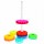 Prezent dla dziecka 1 rok SpinAgain Fat Brain Toys – sensoryczna wieża z wirującymi krążkami, zabawka edukacyjna na roczek, trening chwytu, koncentracji i myślenia przyczynowo skutkowego zabawka dla rocznego dziecka