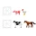 Magna Tiles klocki magnetyczne Farm Animals 25 elementów
