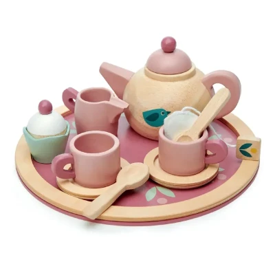 Tender Leaf Toys drewniany serwis do herbaty Birdie