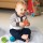 Zabawka sensoryczna dla niemowlaka 6m+ Fat Brain Toys Sensory Rollers – silikonowe kule z dzwoneczkami, prezent na baby shower lub wyprawkę, rozwój zmysłów, chwytu i koordynacji