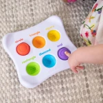 Zabawka Sensoryczna Pop It dla Dzieci Dimpl Duet Fat Brain Toys 12m+