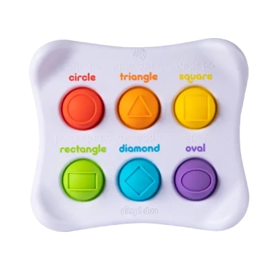 Zabawka Sensoryczna Pop It dla Dzieci Dimpl Duet Fat Brain Toys 12m+