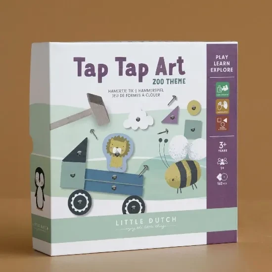 Little Dutch przybijanka Tap tap art set