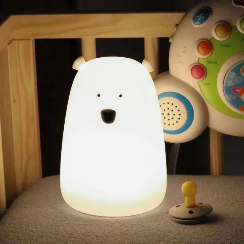 Rabbit & Friends silikonowa lampka nocna Duży Miś