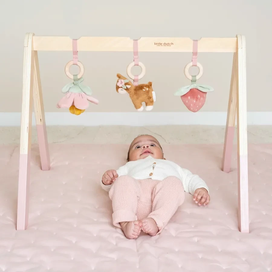 Little Dutch pałąk edukacyjny do maty BabyGym z zabawkami Fairy Garden