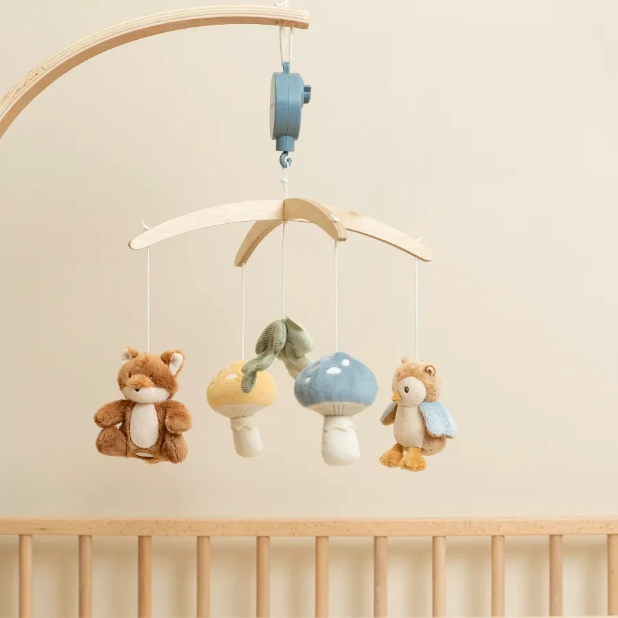 Little Dutch karuzela do łóżeczka drewniana Forest Friends