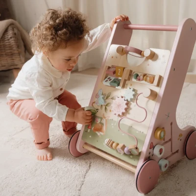 Little Dutch drewniany pchacz edukacyjny dla dziewczynki Fairy Garden