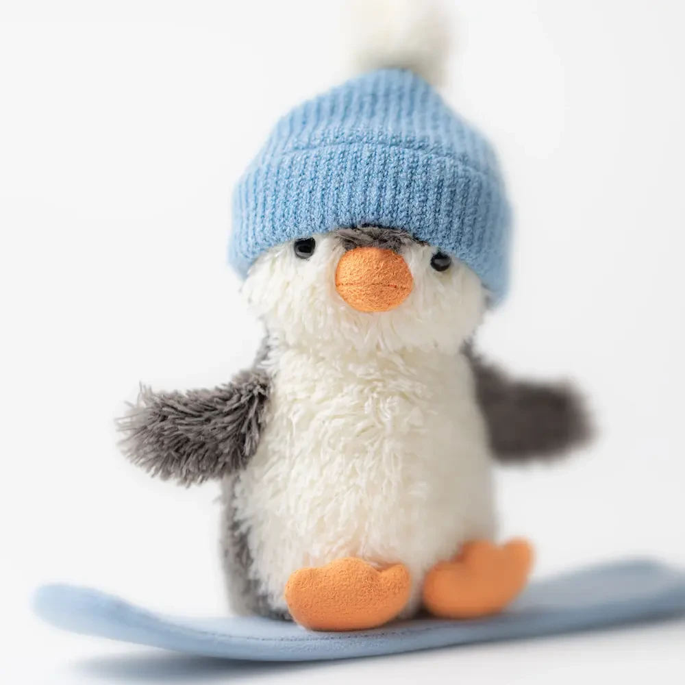 Jellycat pingwinek na desce Peanut Penguin Snowboarding 12 cm