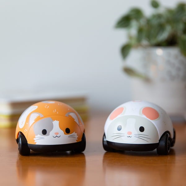 Tiger Tribe zabawki naciągane do rozwijania umiejętności motorycznych Kot i Myszka