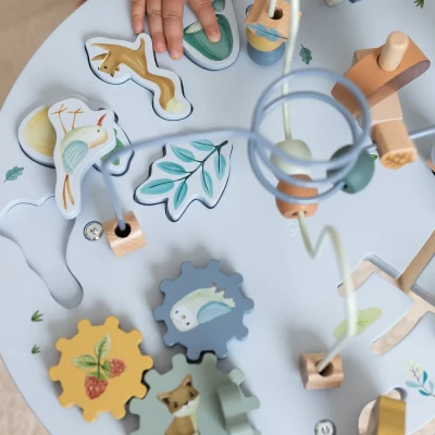 Little Dutch stolik edukacyjny dla rocznego dziecka Forest Friends