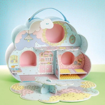 Djeco mały domek walizeczka dla dziewczynki figurki Tinyly Sunny & Mia