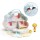 Magiczny Domek Walizeczka Djeco Tinyly Sunny i Mii | Otwierany Domek dla Figurek w Kształcie Chmurki dla Dzieci 4+, Przenośna Kamieniczka z Uchwytem i 2 Figurkami, Wspiera Wyobraźnię i Odgrywanie Ról, Prezent dla Dziewczynki.