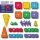Magna Tiles klocki magnetyczne Combo micro MAGS 62 elementy