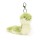 Pluszowa zawieszka do plecaka i torebki w kształcie zielonego wężyka Little Snake Bag Charm od Jellycat. Luksusowy brelok z metalowym karabińczykiem i miękką maskotką dla dzieci od 12. miesiąca życia.