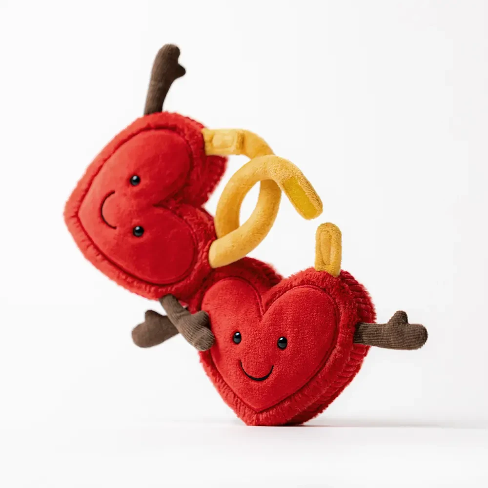 Jellycat zakochane kłódki Amuseables Val &amp; Tina Love Locks pluszak na walentynki