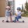 Scoot & Ride Highwaykick 1 hulajnoga zestaw z kaskiem XXS-S Steel