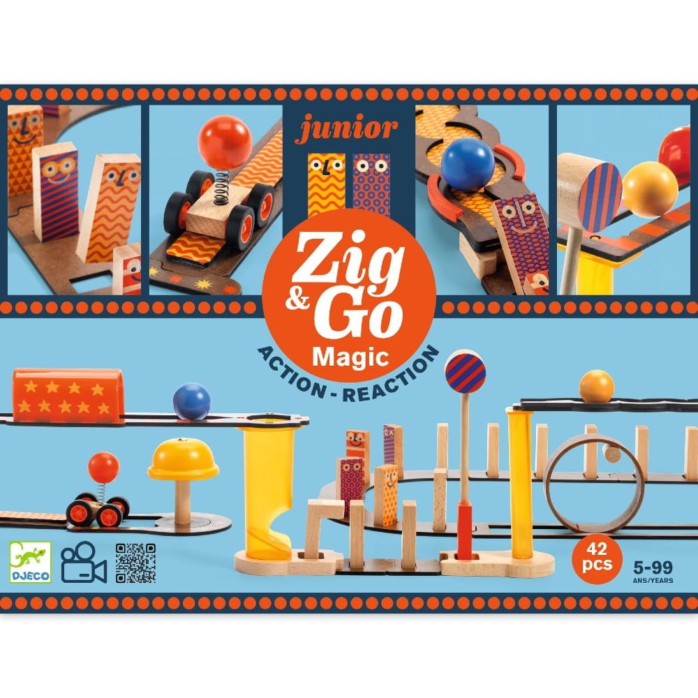 Djeco zestaw Zig & Go Junior Magia 43 elementy