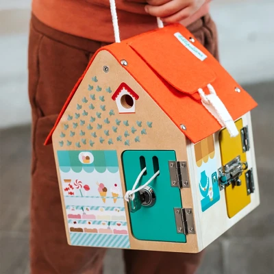 Lilliputiens zabawka manipulacyjna domek z zamkami