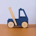 Kids Concept drewniany pchacz ciężarówka wózek na zabawki dla rocznego dziecka