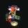 Cleverclixx Tor Kulkowy Dazzling Lights Pack Intense 100 el. – Magnetyczne Klocki Konstrukcyjne dla Dzieci 3+ | Edukacyjny Kulodrom STEAM, Wielopoziomowy Tor dla Kulek i Zestaw Kreatywny z Rurami dla Małego Architekta.