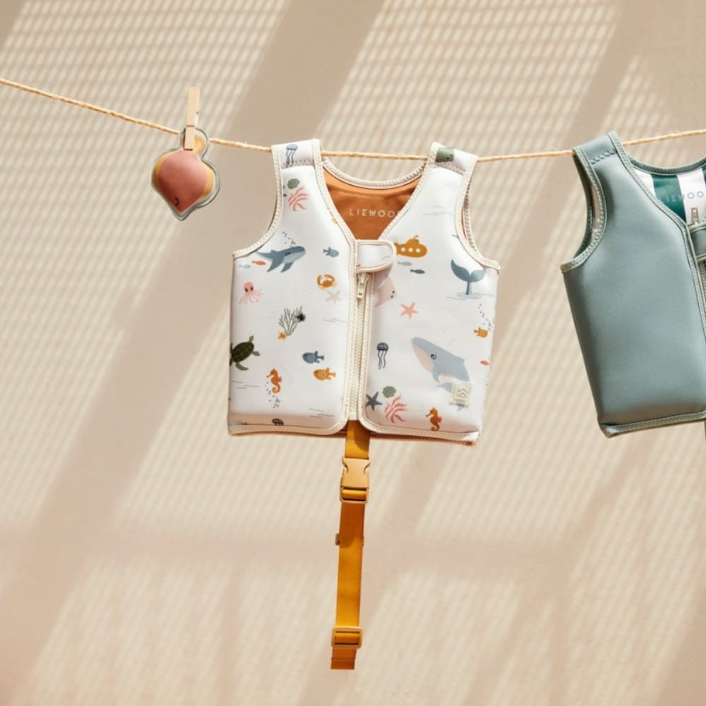 Liewood Kamizelka do pływania, kamizelka do pływania dla dzieci, kamizelka neoprenowa, prezent dla dziecka, bezpieczna kamizelka, nauka pływania, zabawka na basen