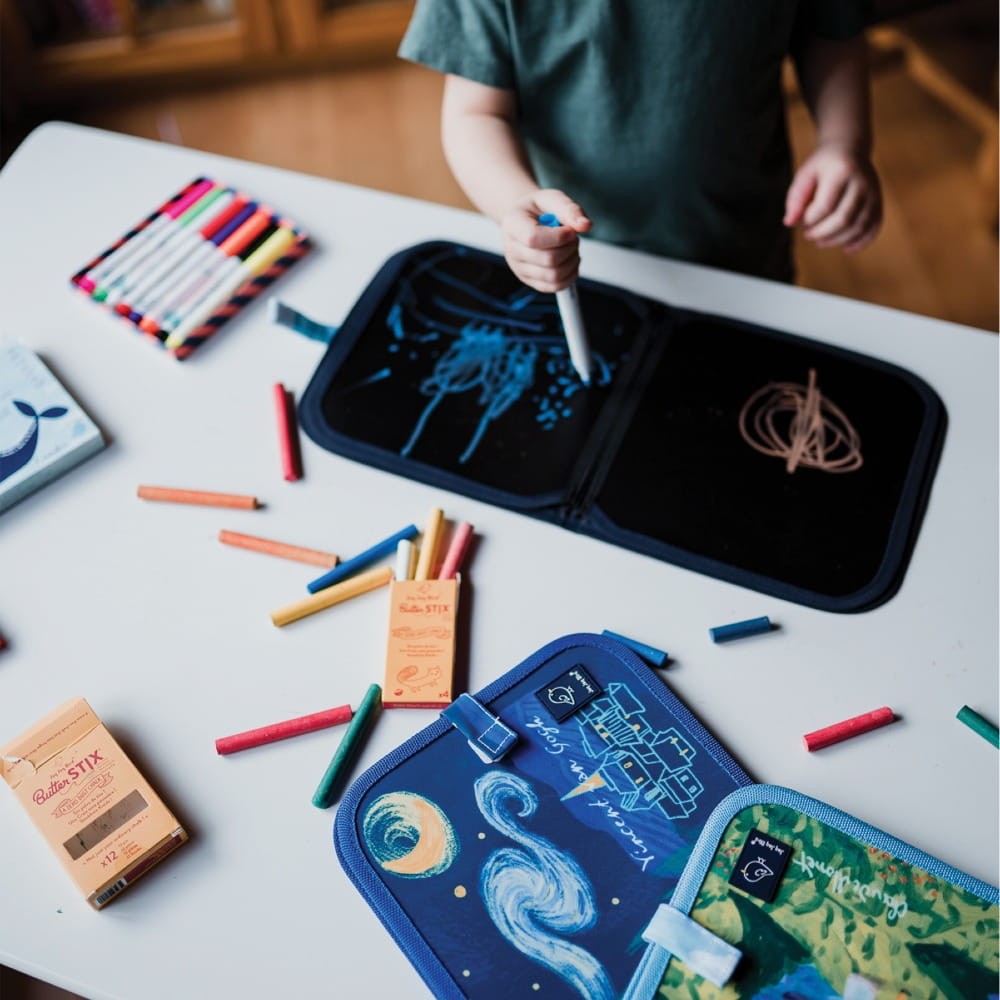 Jaq Jaq Bird - Zmywalna kolorowanka - Color it Book - Van Gogh