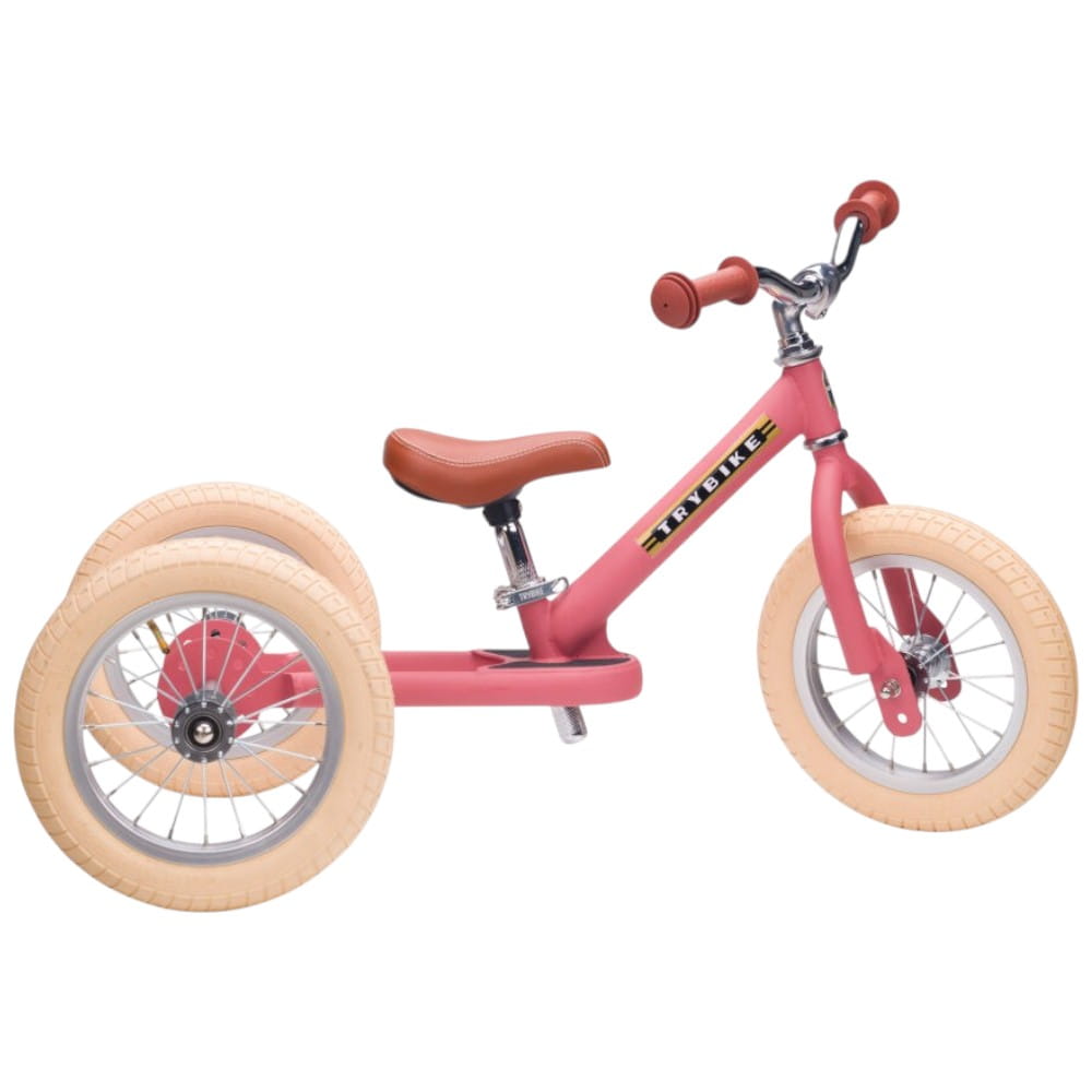 Trybike rowerek trójkołowy i biegowy 2w1 różowy