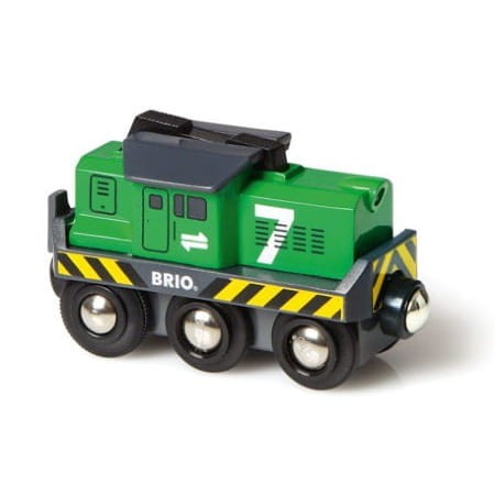BRIO World Lokomotywa Towarowa na Baterie Freight Battery Engine