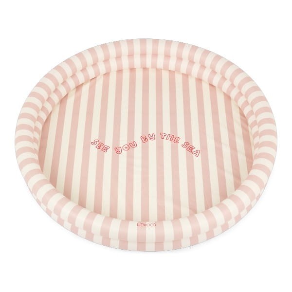 Liewood Jean duży dmuchany basenik Stripe Sorbet Rose