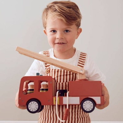 Kids Concept autko drewniany wóz strażacki