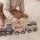 Kids Concept drewniany pociąg ze zwierzątkami 12m+ – zabawka dla dziecka, prezent dla rocznego dziecka, pociąg FSC do ciągnięcia i rozwoju motoryki