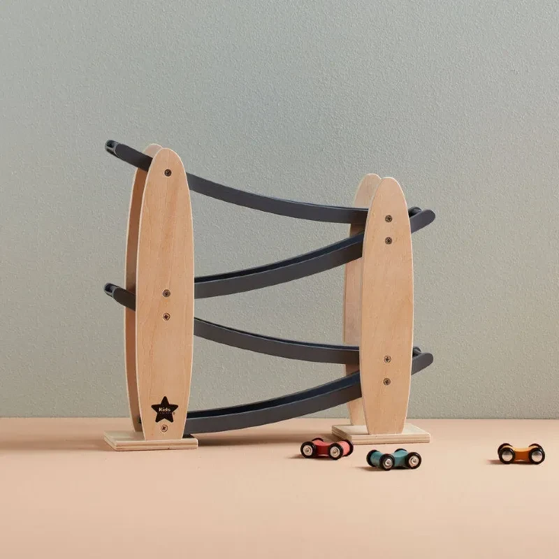 Kids Concept drewniany tor samochodowy do zjeżdżania