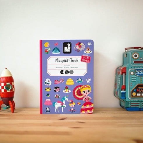 Janod magnetibook układanka magnetyczna dla dziewczynki Księżniczki