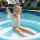 Swim Essentials basen dla rocznego dziecka 100 cm Palmtrees
