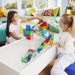 Magna Tiles kulodrom - tor wyścigowy z klocków magnetycznych Rail Racers 90 elementów