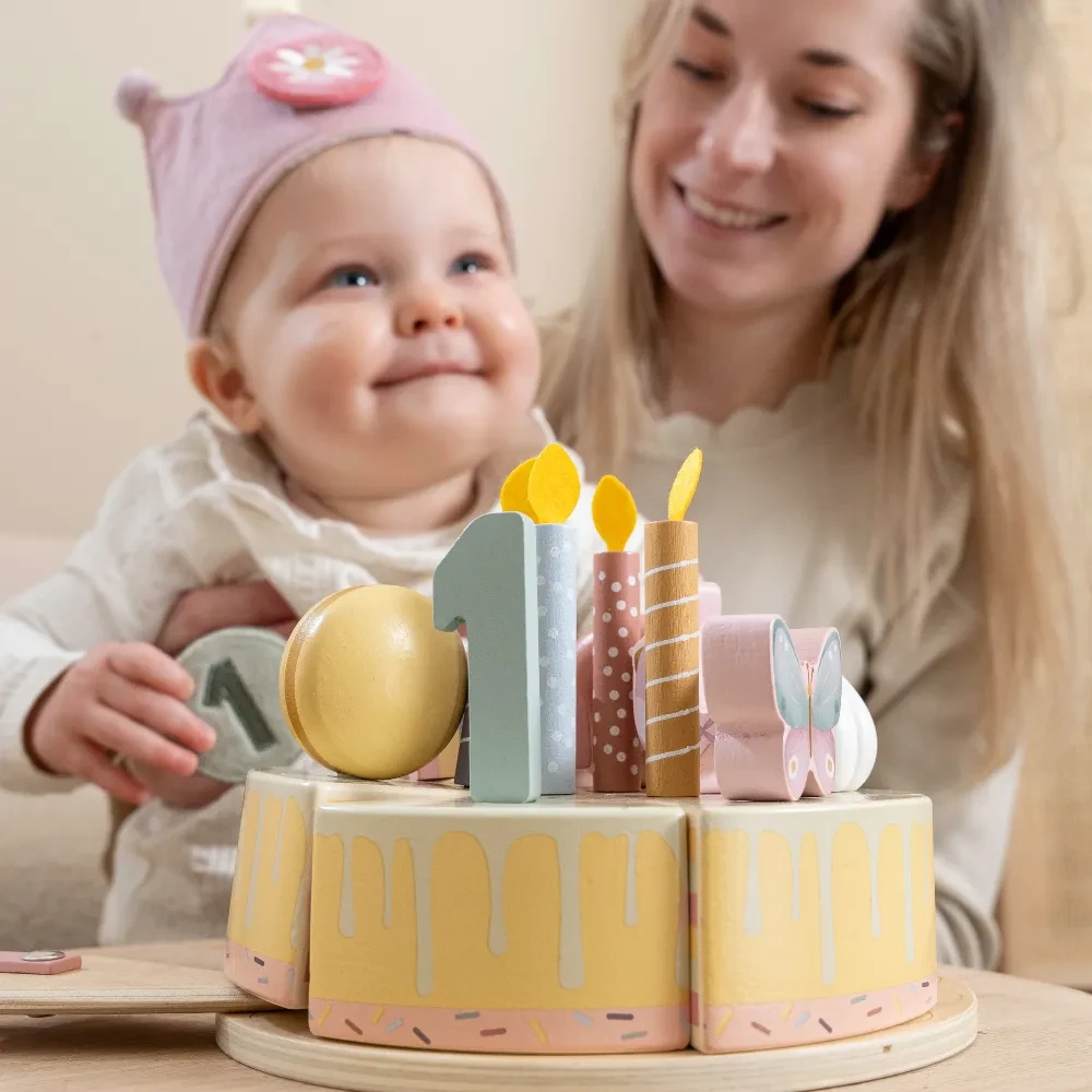 Little Dutch drewniany tort urodzinowy dla dziewczynki
