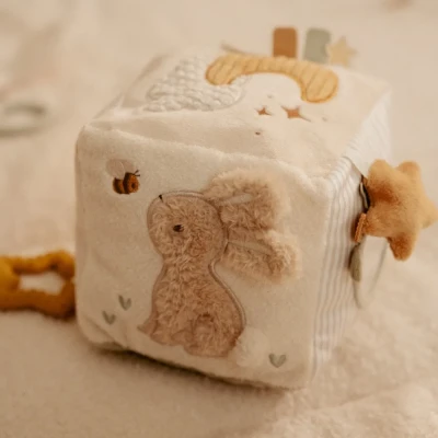 Kostka Sensoryczna Aktywizująca dla Niemowląt Little Dutch Newborn Naturals 0m+