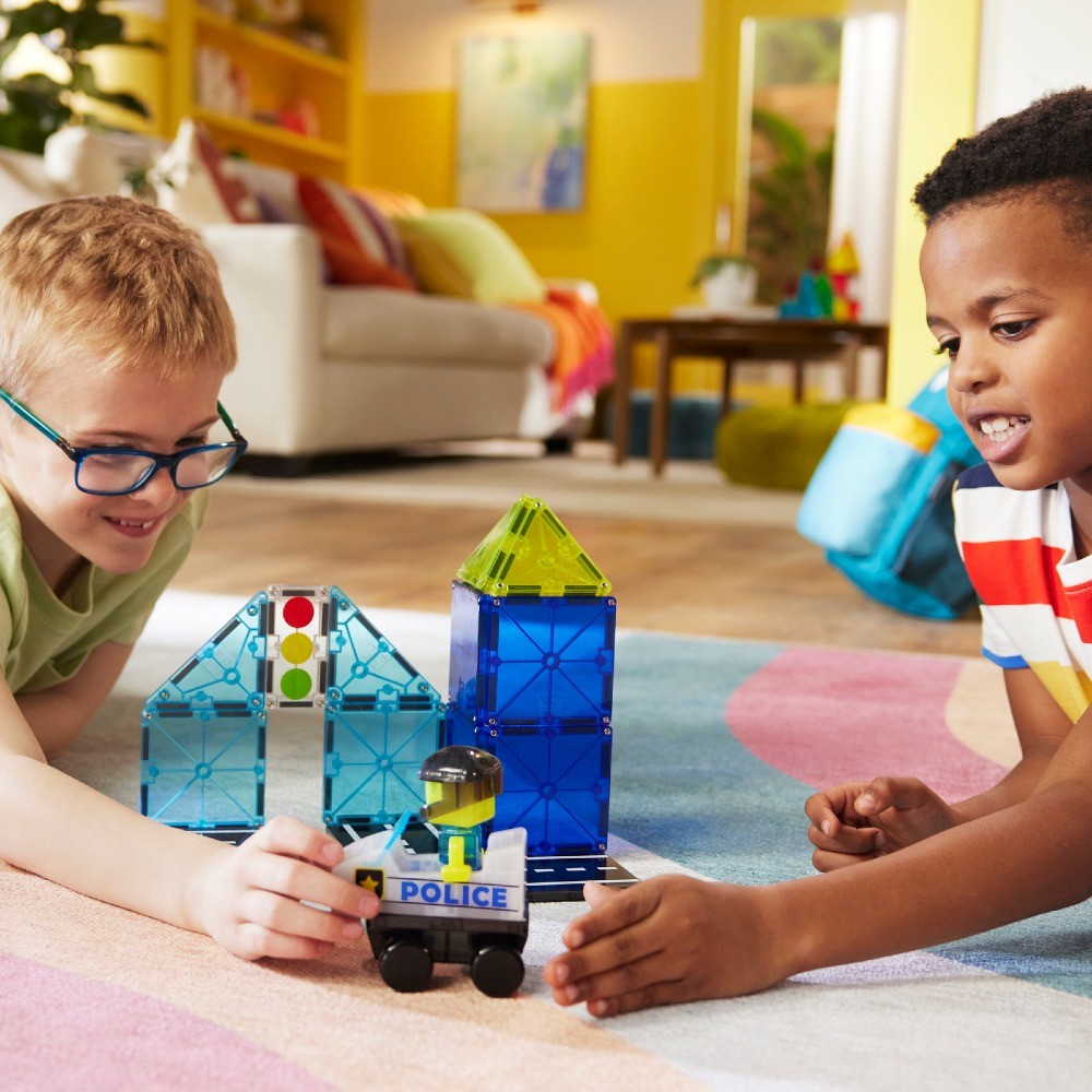 MAGNA-TILES magnetyczne klocki Police Patrol