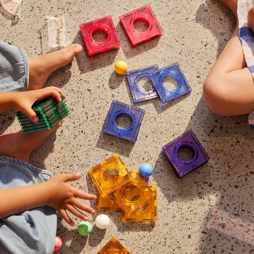 Cleverclixx kulodrom Ball Run Clever Pack Pastel 110 elementów