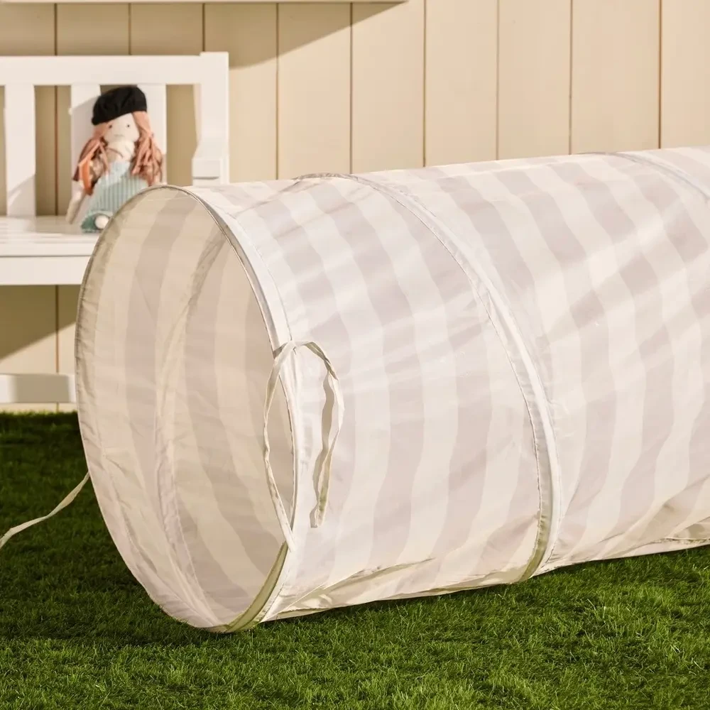 Kids Concept tunel do zabawy stripe grey